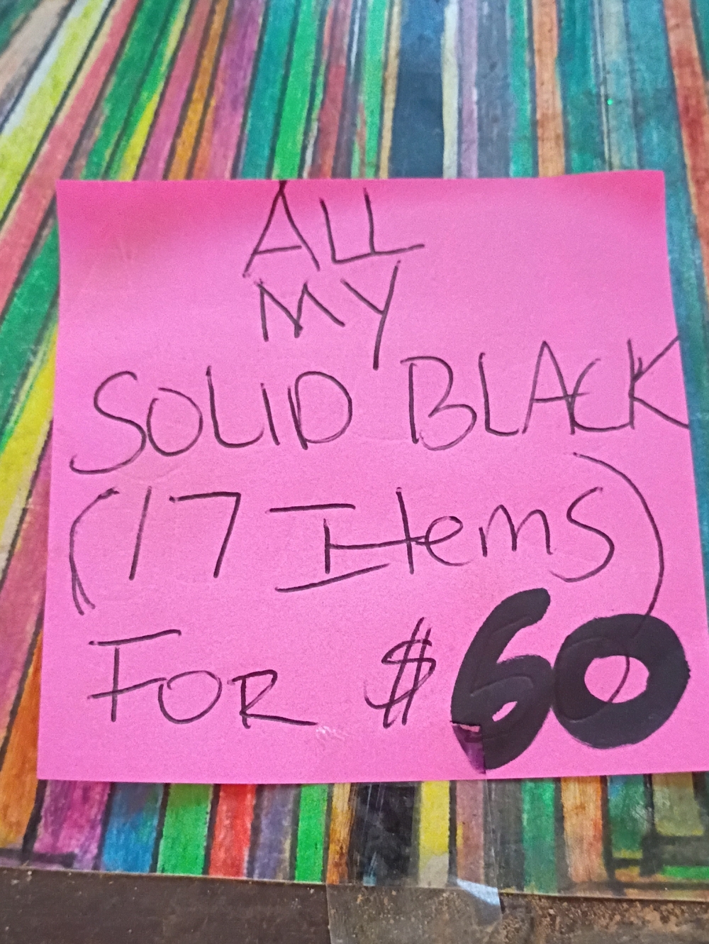 17 Ready To Wear Solid Black L /XLClothing For $60  Jackets To Crop Tops